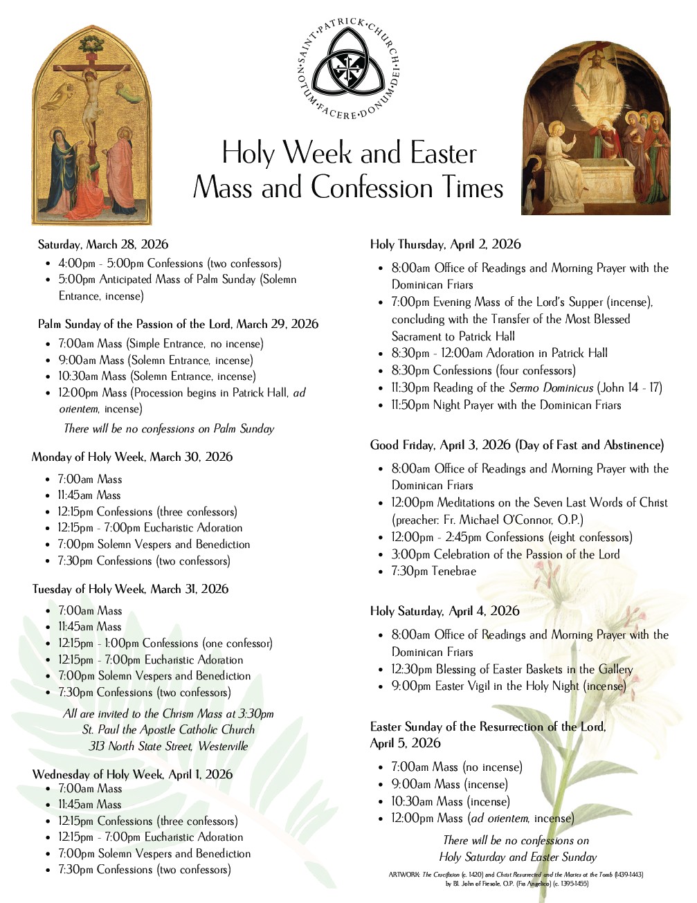 Holy Week 2026